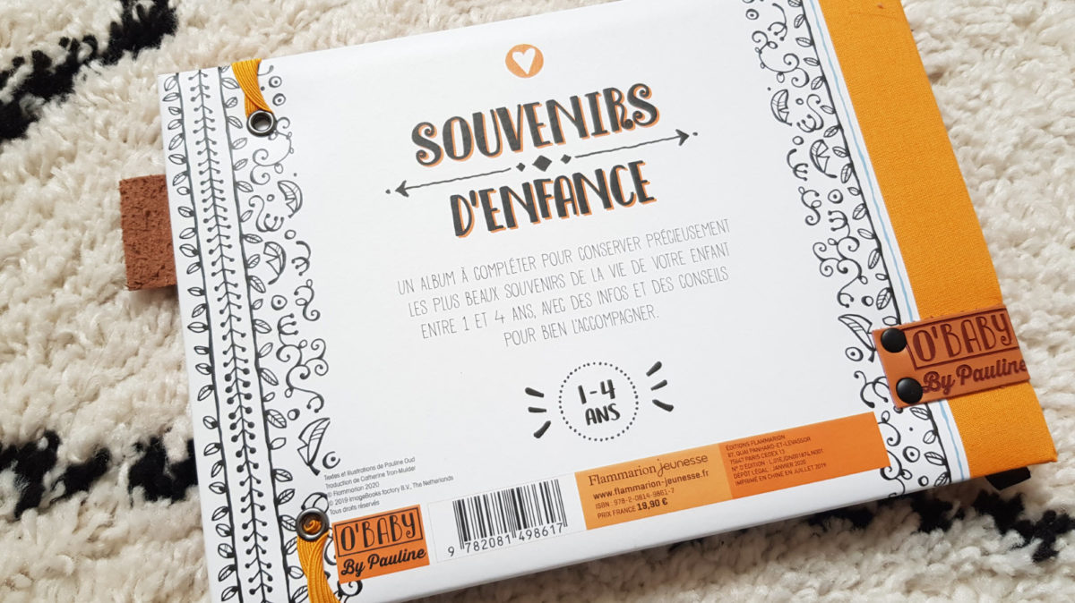 Souvenirs d'enfance livre